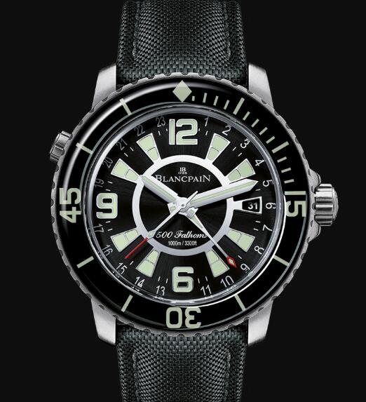 Blancpain Fifty Fathoms Watch Review 500 Fathoms GMT Replica Watch 50021 12B30 52B